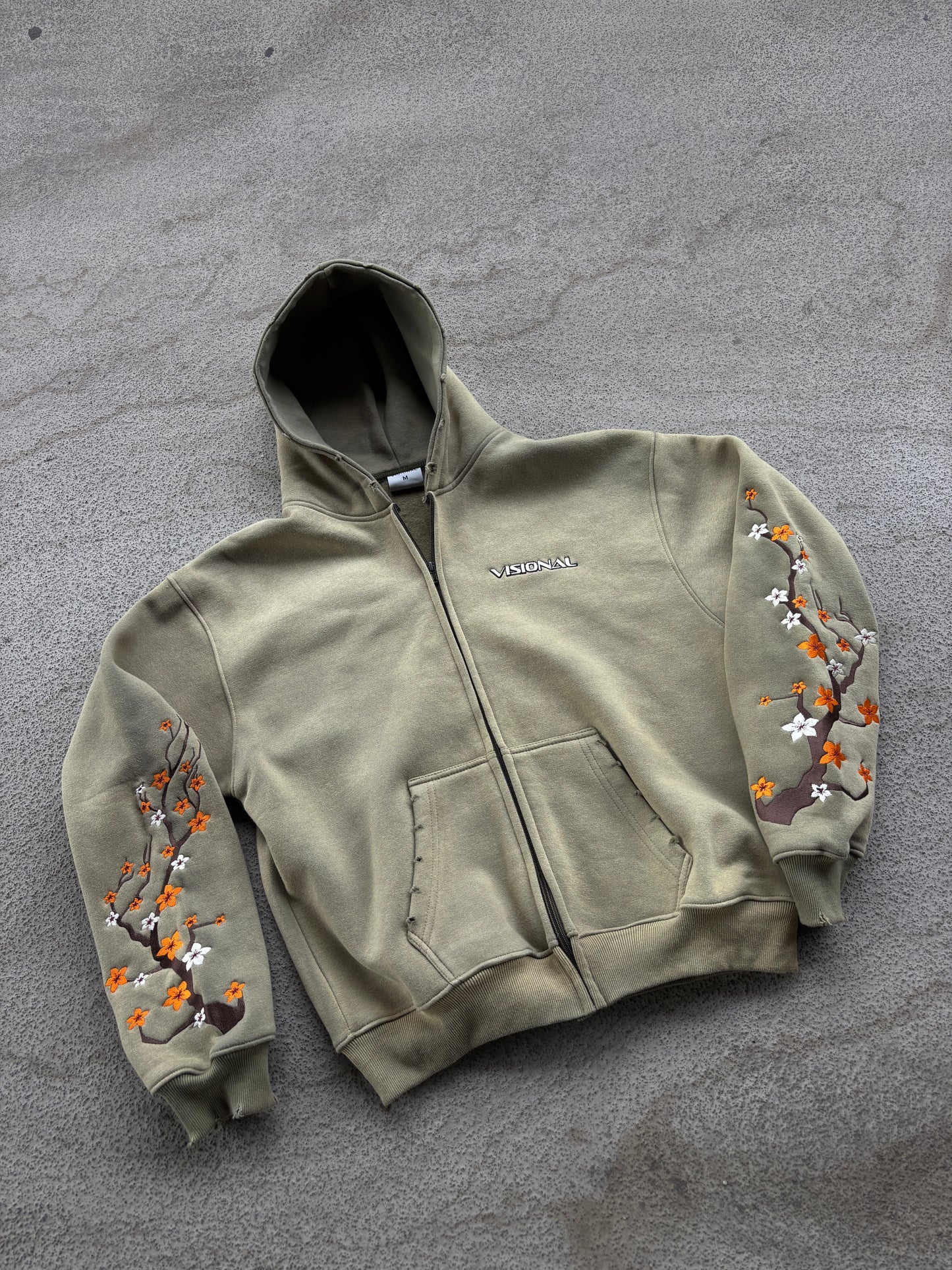 Visional Blossom Tracksuit Olive