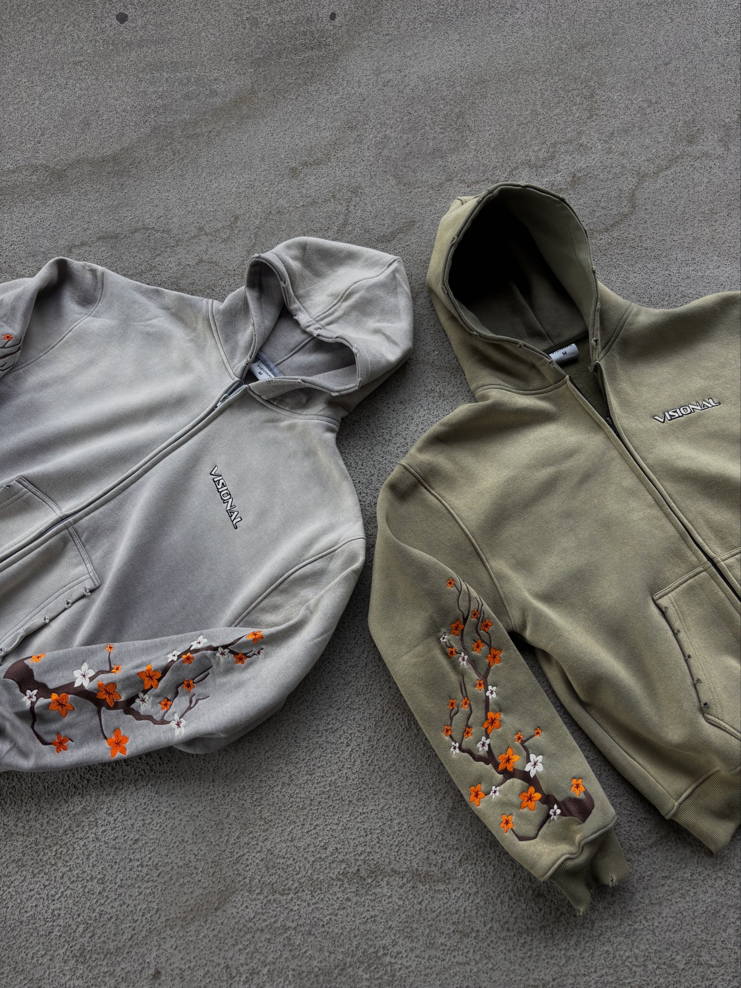 Visional Blossom Tracksuit Olive