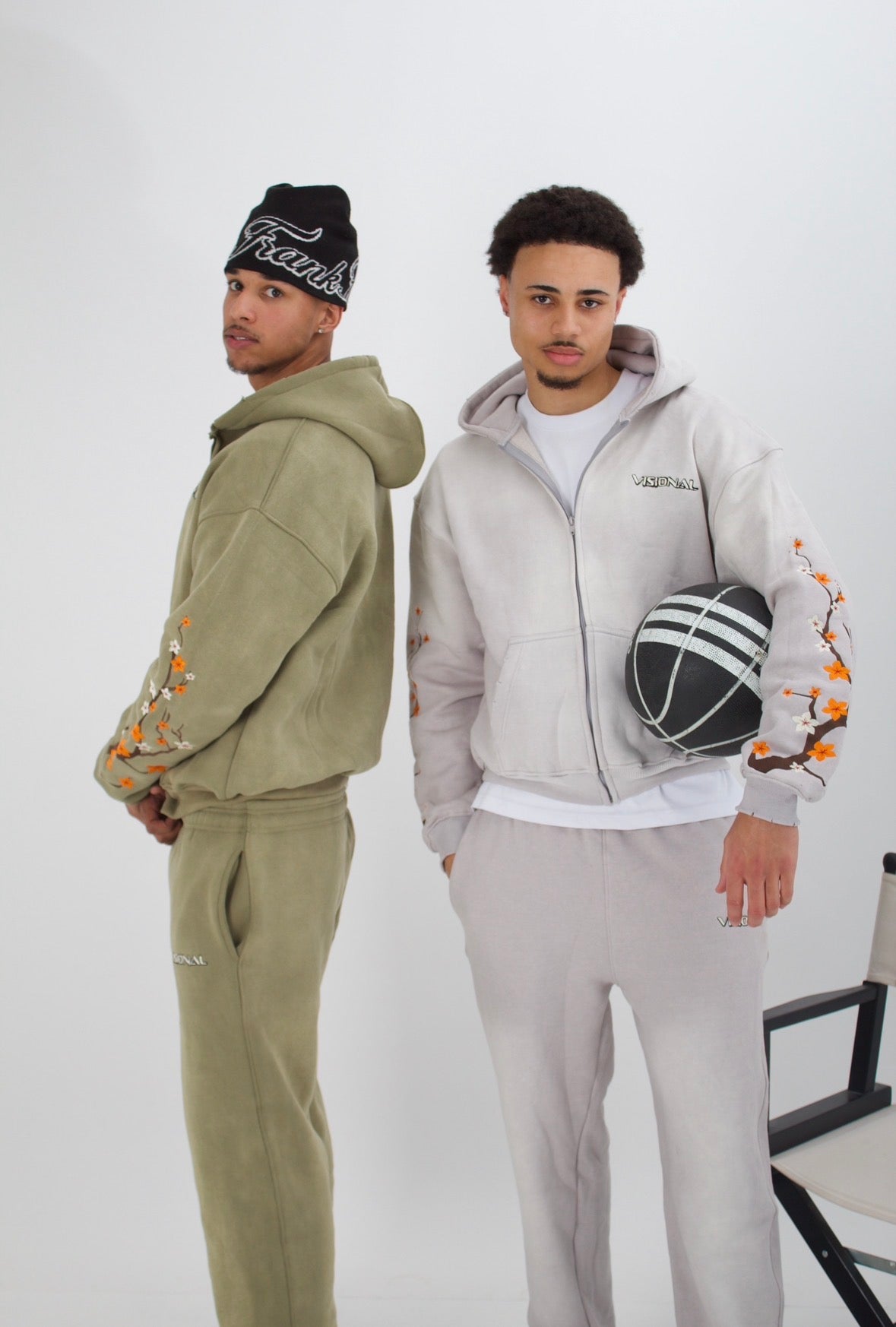 Visional Blossom Tracksuit Olive